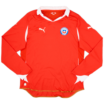 2011-12 Chile Home L/S Shirt - 9/10 - (XL)