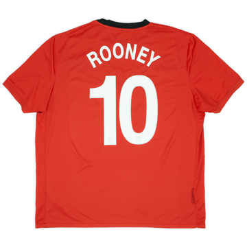 2009-10 Manchester United Home Shirt Rooney #10 - 6/10 - (XXL)