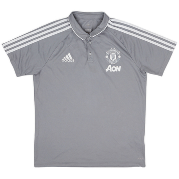 2017-18 Manchester United adidas Polo Shirt - 7/10 - (L)
