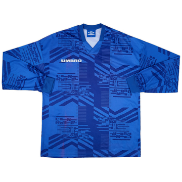 1990s Umbro Template L/S Shirt #9 - 6/10 - (XL)