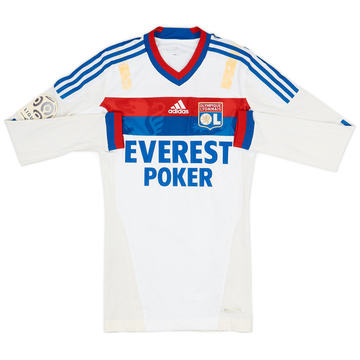 2011-12 Lyon Player Issue Home L/S Shirt - 6/10 - (M)