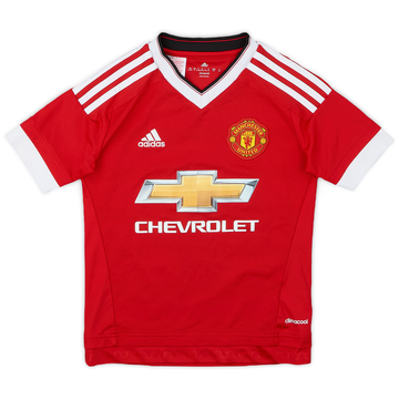 2015-16 Manchester United Home Shirt - 8/10 - (S.Boys)