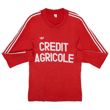 1980s Coupe de France Home L/S Shirt #10 - 8/10 - (S)