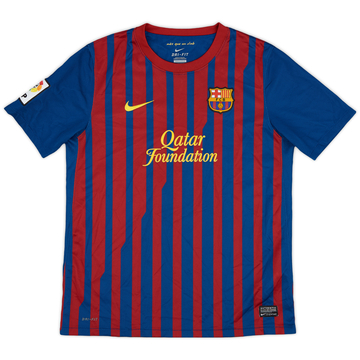 2011-12 Barcelona Home Shirt - 8/10 - (XL.Boys)