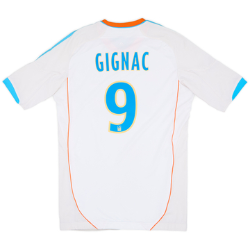 2012-13 Olympique Marseille Player Issue Home Shirt Gignac #9 - 8/10 - (M)
