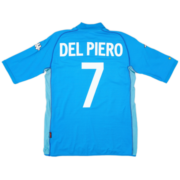 2002 Italy Home Shirt Del Piero #7 - 5/10 - (S)