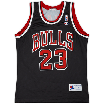 1997-98 Chicago Bulls Jordan #23 Champion Alternate Jersey - 8/10 - (S)