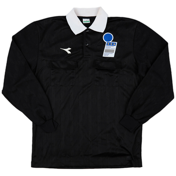 1990s Italy FIGC Diadora Training L/S Shirt - 8/10 - (L)