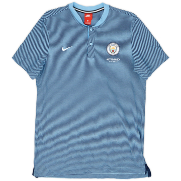 2017-18 Manchester City Nike Polo Shirt - 9/10 - (L)