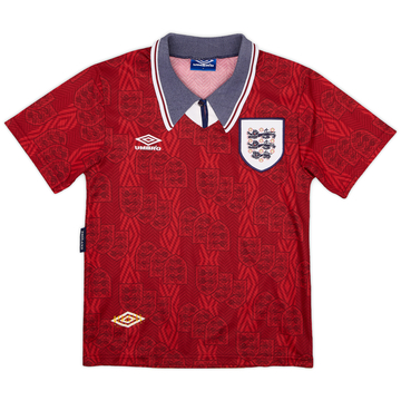 1993-95 England Away Shirt - 6/10 - (Y)