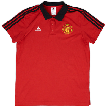 2017-18 Manchester United adidas Polo Shirt - 9/10 - (L)