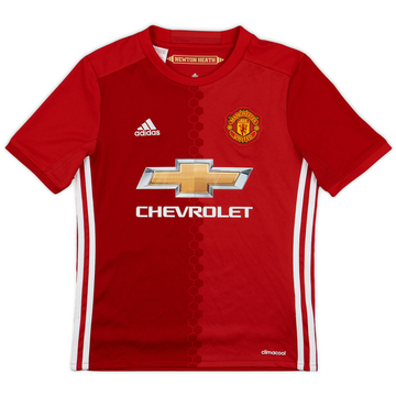 2016-17 Manchester United Home Shirt - 8/10 - (M.Boys)