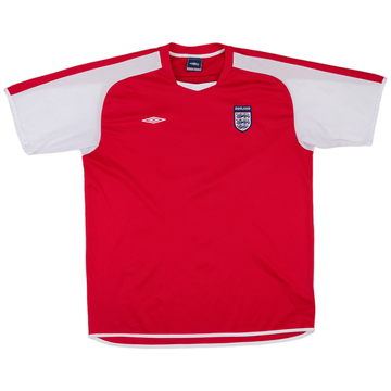 2004-05 England Umbro Training Shirt - 8/10 - (XL)