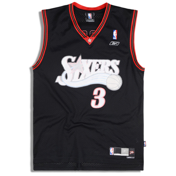 2004-06 Philadelphia 76ers Iverson #3 Reebok Swingman Jersey (Away) L