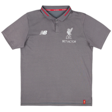 2017-18 Liverpool New Balance Polo Shirt - 8/10 - (M)
