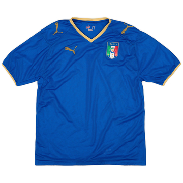 2007-08 Italy Home Shirt - 9/10 - (XL.Boys)