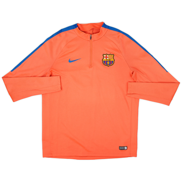 2016-17 Barcelona Nike 1/4 Zip Drill Top - 7/10 - (L)