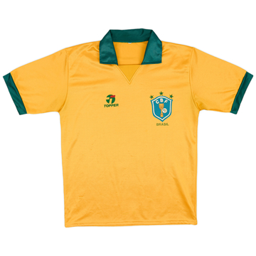 1990 Brazil Home Shirt - 8/10 - (M)
