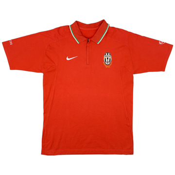 2005-06 Juventus Nike 1/4 Zip Polo Shirt - 8/10 - (L)