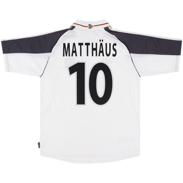 2000-02 Germany Home Shirt Matthaus #10ES