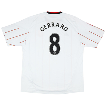 2010-11 Liverpool Away Shirt Gerrard #8 - 7/10 - (3XL)