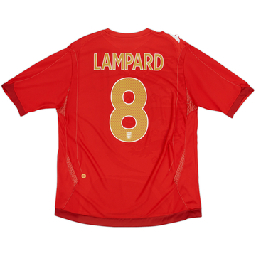 2006-08 England Away Shirt Lampard #8 - 5/10 - (XL)