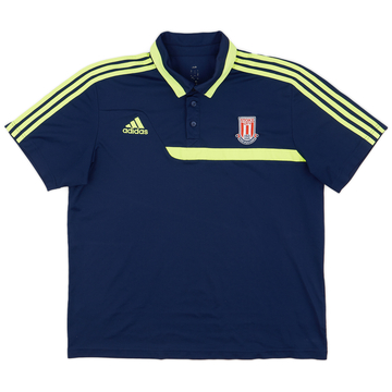 2013-14 Stoke City adidas Polo Shirt - 8/10 - (XL)