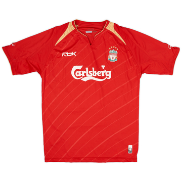 2005-06 Liverpool CL Home Shirt - 5/10 - (M)