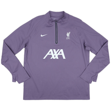 2023-24 Liverpool Player Issue 1/4 Zip Windbreaker Top - As New - (XL)