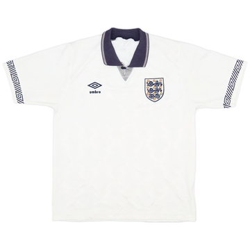 1990-92 England Home Shirt - 6/10 - (M)