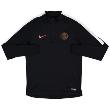 2016-17 Paris Saint-Germain Nike 1/4 Zip Drill Top - 7/10 - (M)