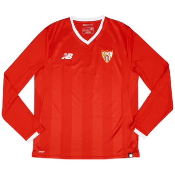 2017-18 Sevilla Away L/S Shirt - 10/10 - (M)