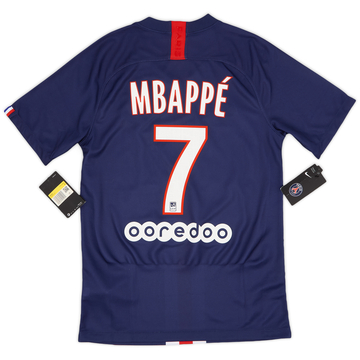 2019-20 Paris Saint-Germain Home Shirt Mbappe #7 (S)