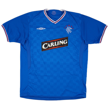 2009-10 Rangers Home Shirt - 6/10 - (XL)