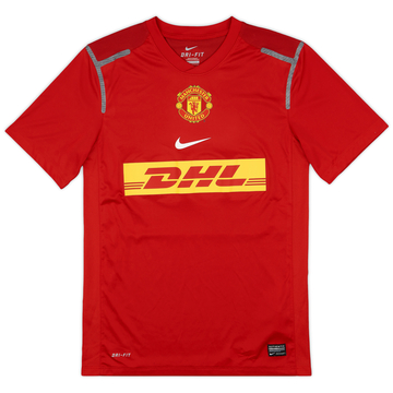 2012-13 Manchester United Player Issue Nike Training Shirt - 8/10 - (S)