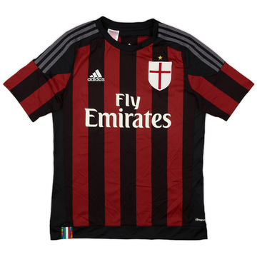 2015-16 AC Milan Home Shirt - 9/10 - (XL.Boys)