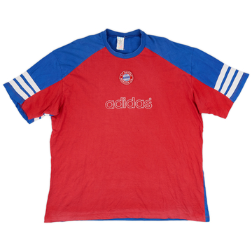 1995-96 Bayern Munich adidas Cotton Tee - 7/10 - (XL)