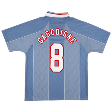 1996-97 England Away Shirt Gascoigne #8 - 9/10 - (L)