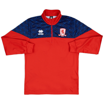 2023-24 Middlesbrough Errea 1/4 Zip Pre-Match Top (S)