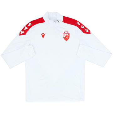 2024-25 Red Star Belgrade Macron 1/4 Zip Training Top