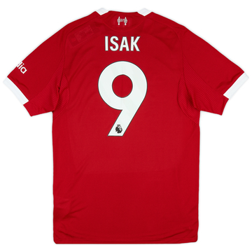 2025-26 Liverpool Authentic Home Shirt Isak #9