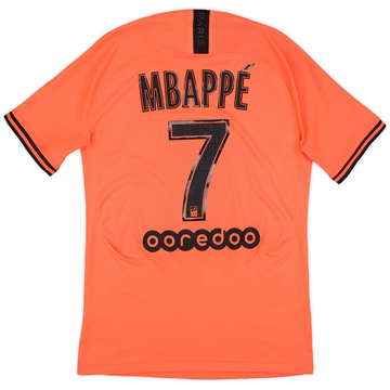2019-20 Paris Saint-Germain Authentic Away Shirt Mbappe #7 - 7/10 - (S)