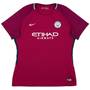 2017-18 Manchester City Away Shirt - 9/10 - (Women's XL)