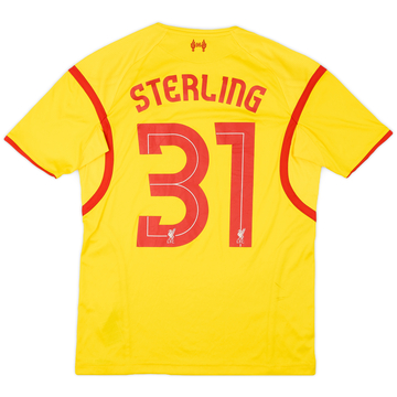 2014-15 Liverpool Away Shirt Sterling #31 - 6/10 - (S)