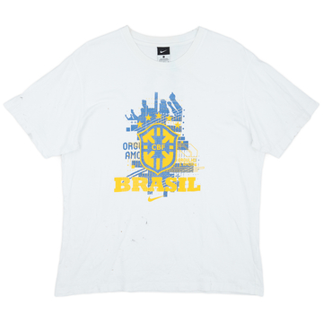 2010-11 Brazil Nike Graphic Tee - 5/10 - (L)