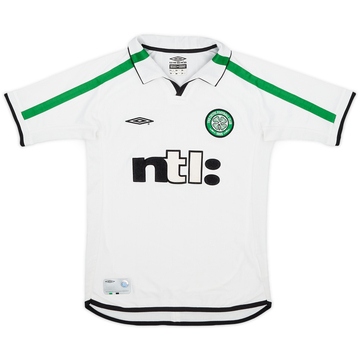 2001-02 Celtic Away Shirt - 8/10 - (S.Boys)