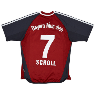 2002-03 Bayern Munich Home Shirt Scholl #7 - 4/10 - (S)