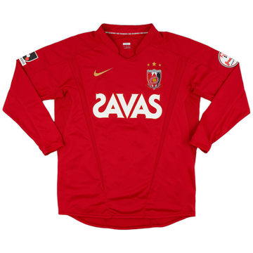 2009 Urawa Red Diamonds Home L/S Shirt - 7/10 - (M)