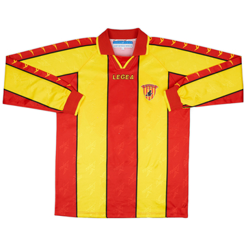 2005-06 Benevento Calcio Match Issue Home L/S Shirt #4