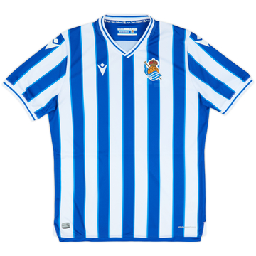 2020-21 Real Sociedad Home Shirt - As New - (XL.Kids)